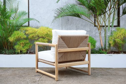 Espresso Outdoor Sofa - 1 Seater