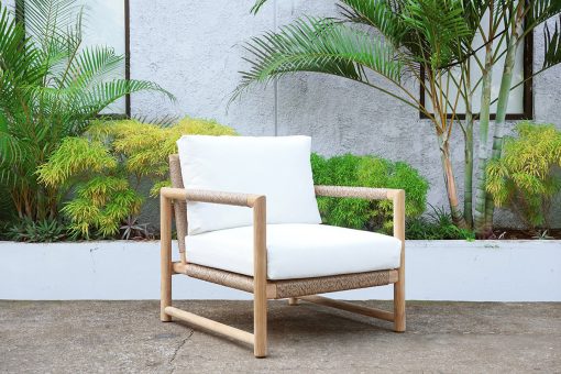 Espresso Outdoor Sofa - 1 Seater