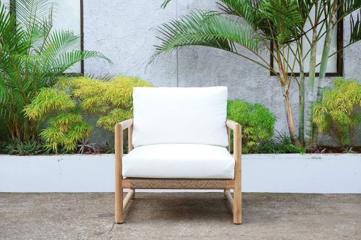 Espresso Outdoor Sofa - 1 Seater