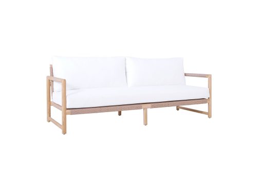 Espresso Outdoor Sofa - 3 Seater