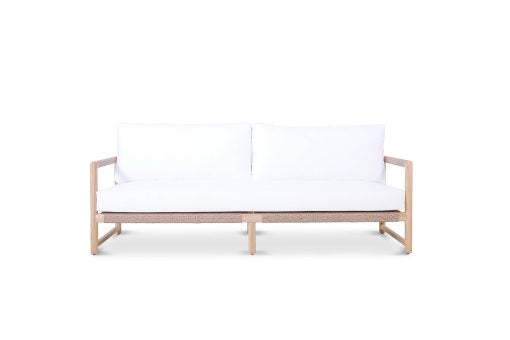 Espresso Outdoor Sofa - 3 Seater