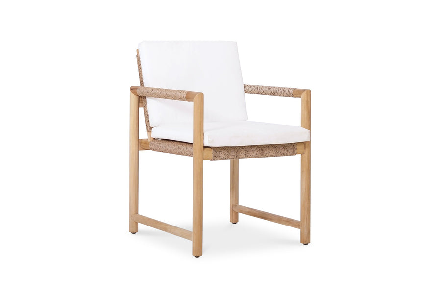 Espresso Outdoor Dining Armchair