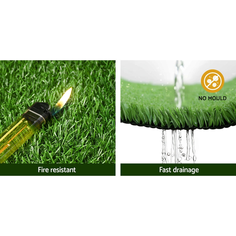 Primeturf 1x20m Artificial Grass Synthetic Fake 20SQM Turf Lawn 17mm Tape