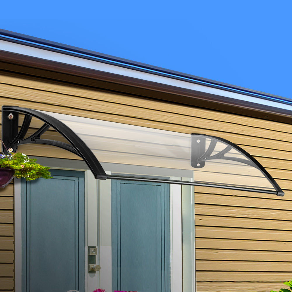 Window Awning Door Canopy Solid Polycarbonate 1x1m