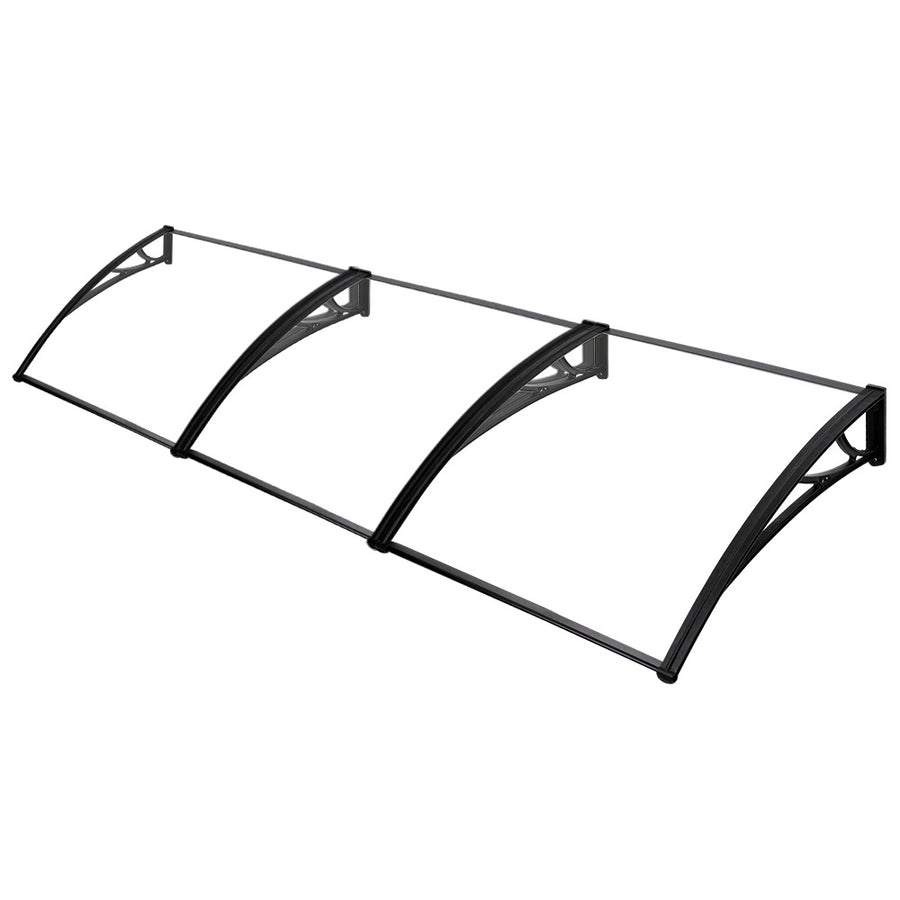 Window Awning Door Canopy Solid Polycarbonate 1x3.6m