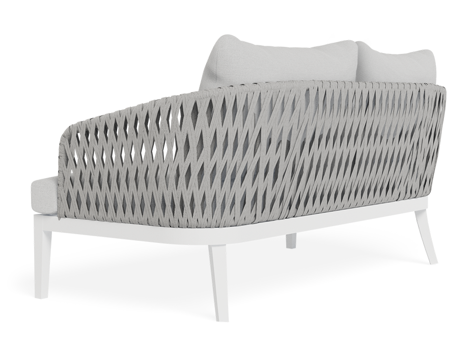 Sunflower Outdoor Lounge 2 Seater Sofa Light Grey with Cushion