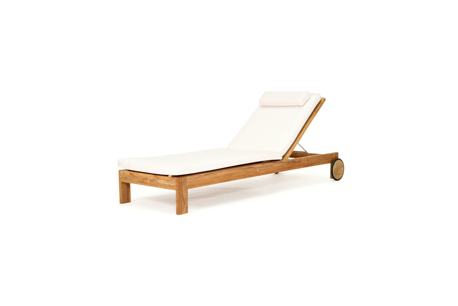 Barcella Modern Style Outdoor Sunlounger