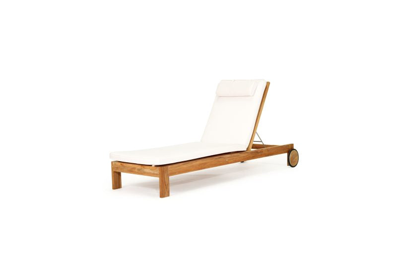 Barcella Modern Style Outdoor Sunlounger