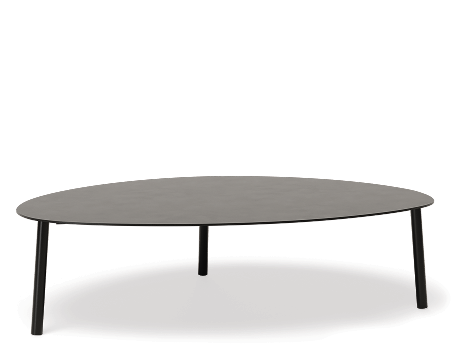 Lavender Large Outdoor Coffee Table Black