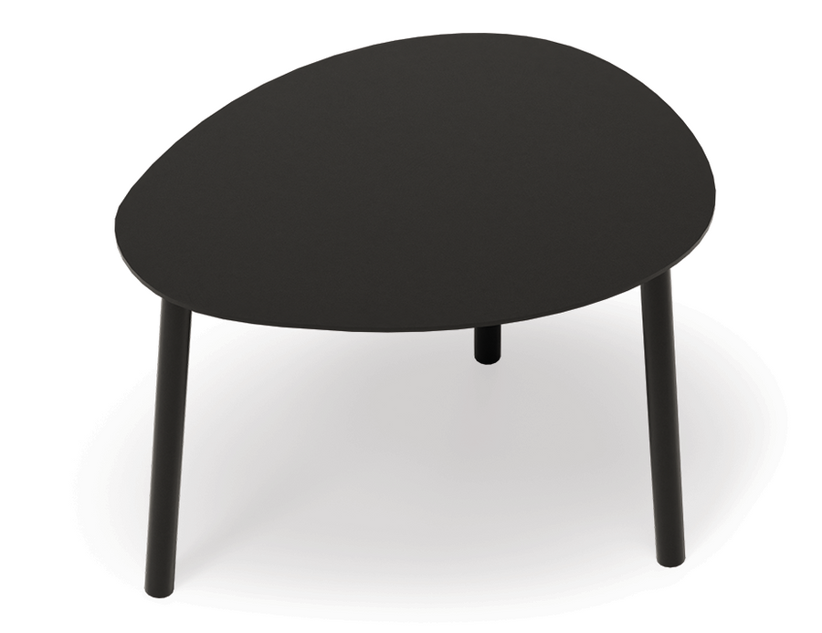 Lavender Outdoor Side Table Black