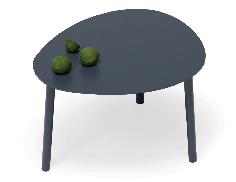 Lavender Outdoor Side Table Midnight Blue