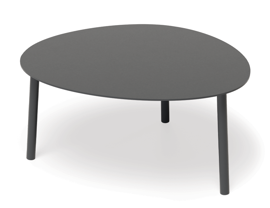 Lavender Medium Outdoor Coffee Table Charcoal