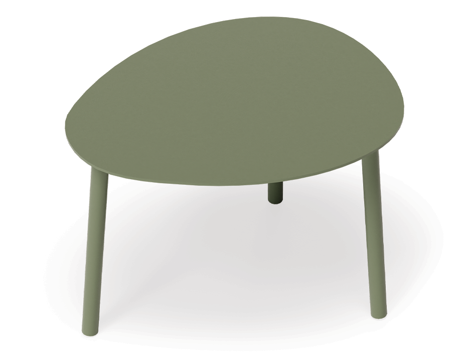 Lavender Outdoor Side Table Pale Eucalyptus