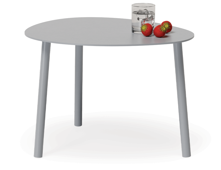 Lavender Outdoor Side Table Silver Grey