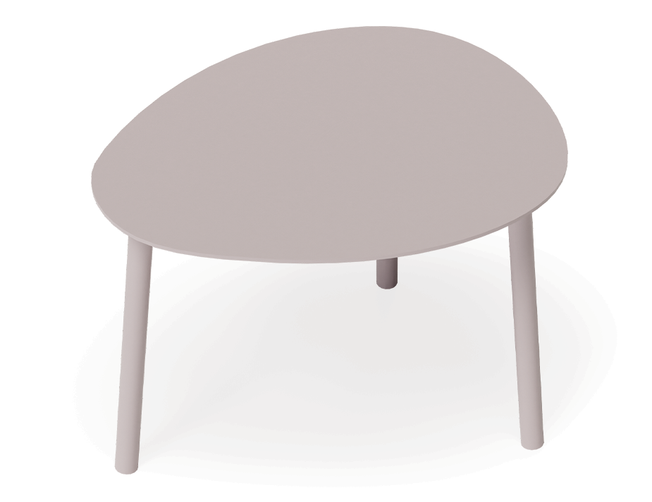 Lavender Outdoor Side Table Pale Blush