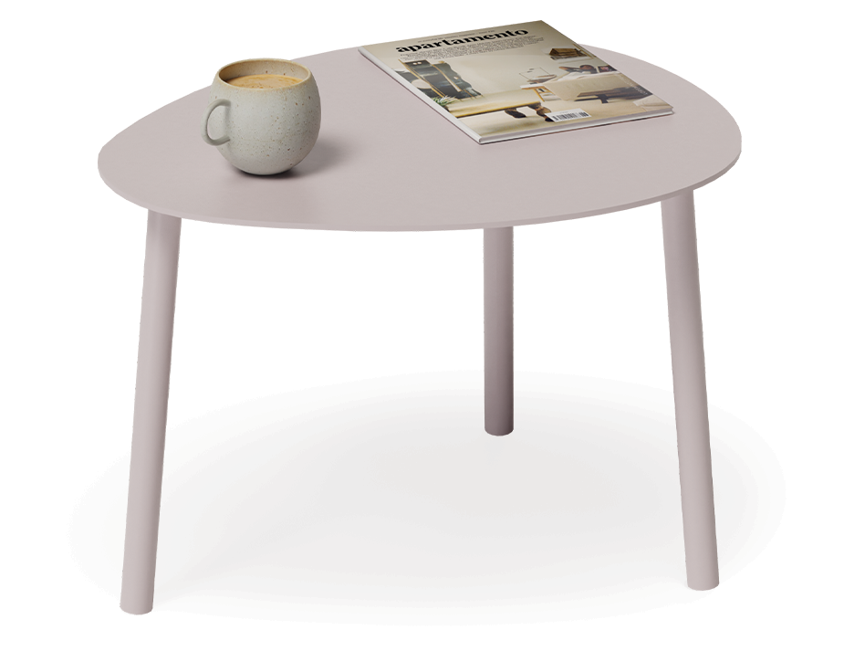 Lavender Outdoor Side Table Pale Blush