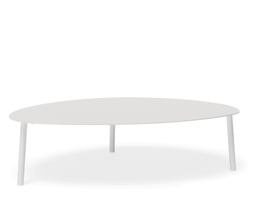 Lavender Large Outdoor Coffee Table White