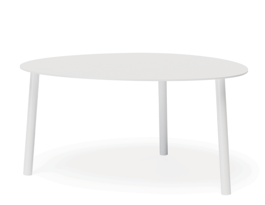 Lavender Medium Outdoor Coffee Table White