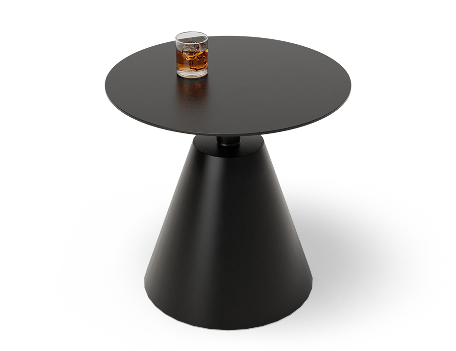 Lantana Outdoor Side Table Black