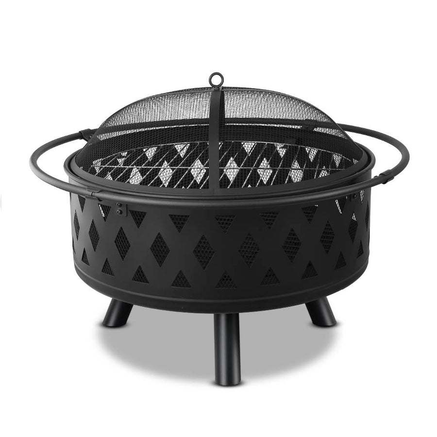 Grillz Fire Pit BBQ Grill 82cm