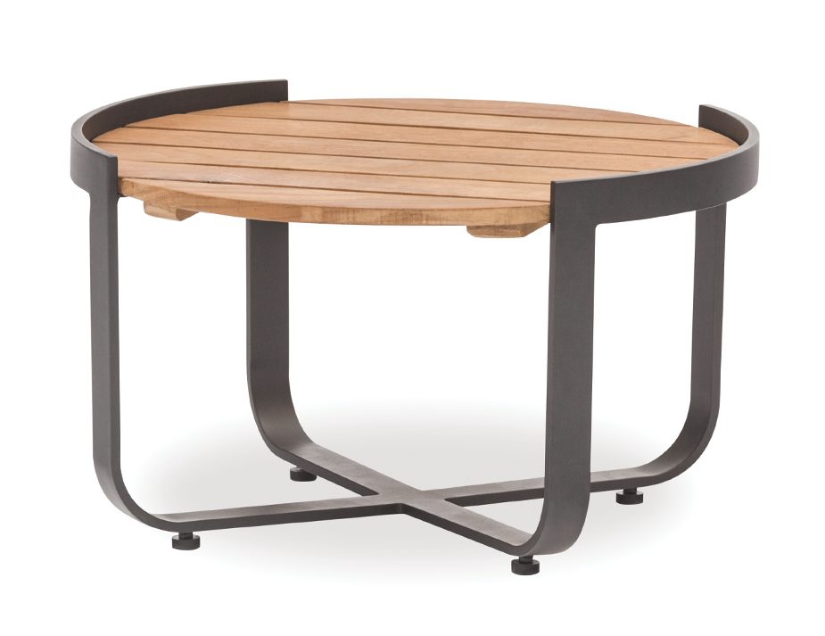 Rose Outdoor Coffee Table Charcoal 60cm