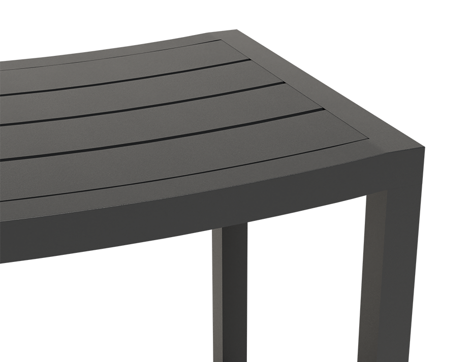 Tulip Outdoor Stool Charcoal