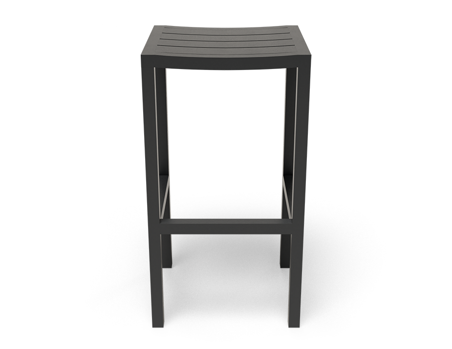 Tulip Outdoor Stool Charcoal