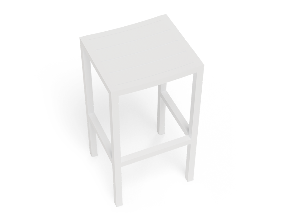 Tulip Outdoor Stool White