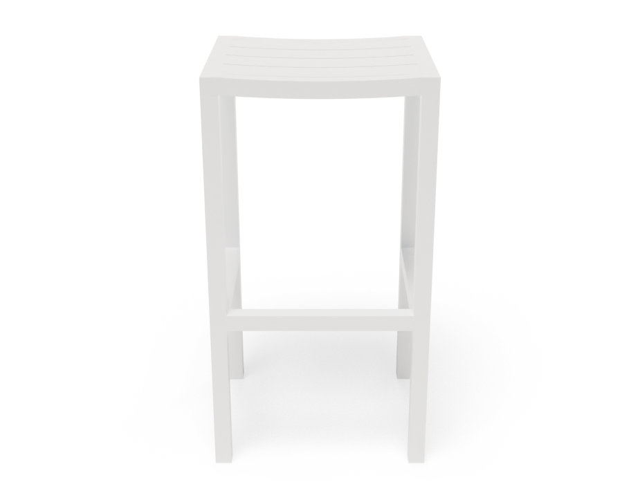 Tulip Outdoor Stool White