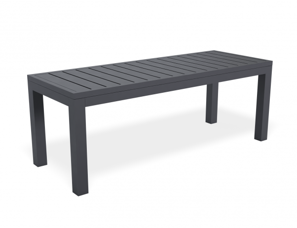 Tulip Bench Seat Outdoor Charcoal 120cm