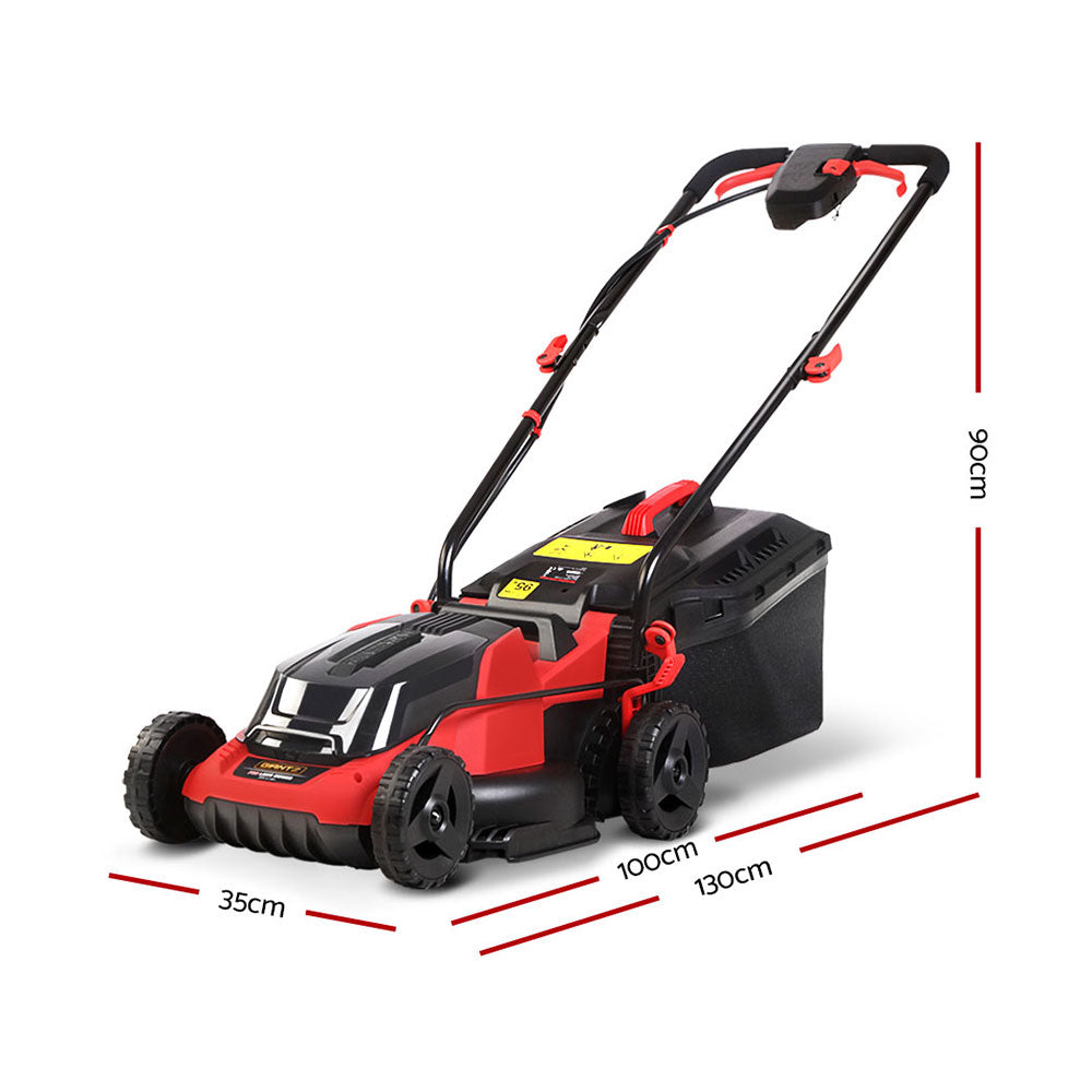 Giantz Lawn Mower Cordless 40V Battery Electric Lawnmower 34cm Width