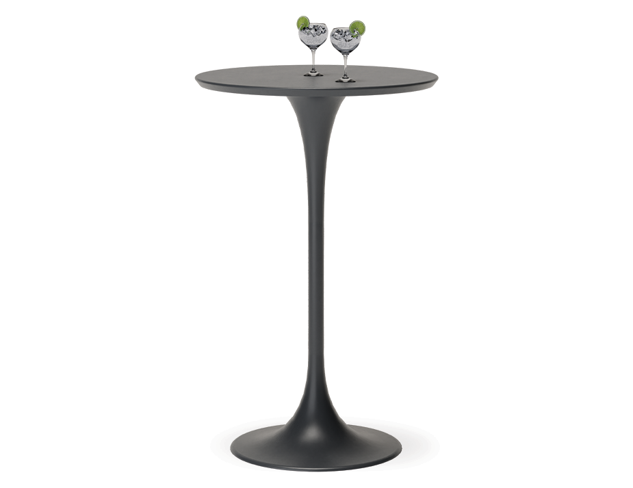 Peony Outdoor High Bar Table Charcoal