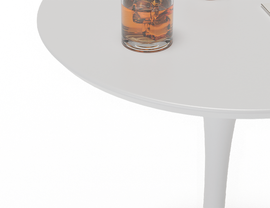 Peony Outdoor High Bar Table White