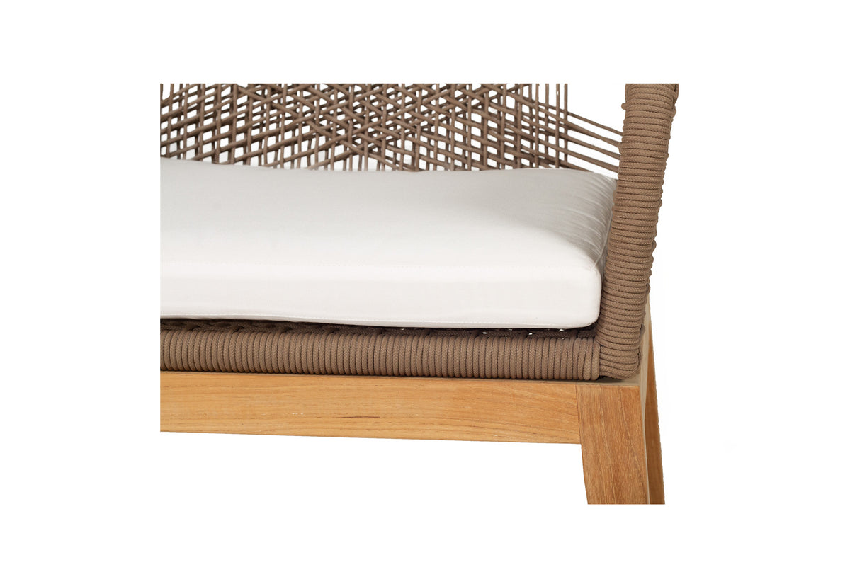 Rattan Outdoor Dining Chair Sand