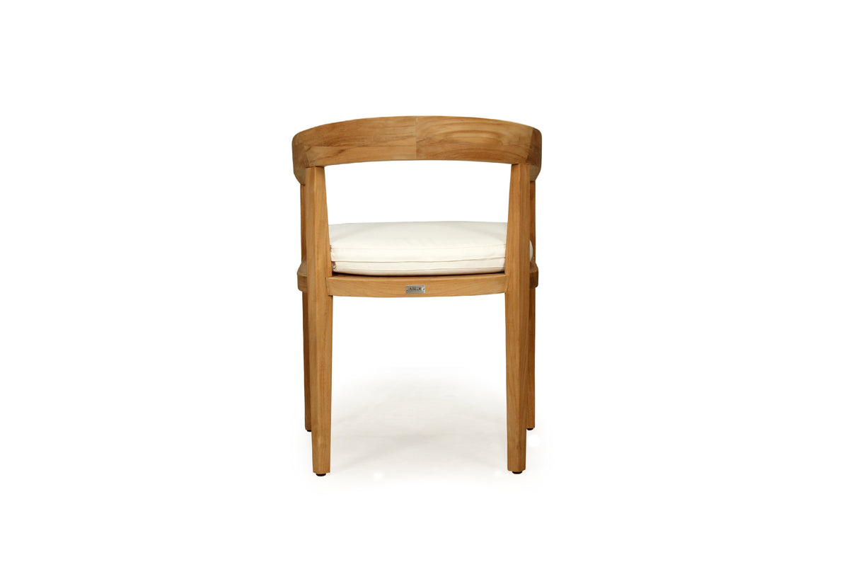 Solid Natural Teak Outdoor Dining Chair