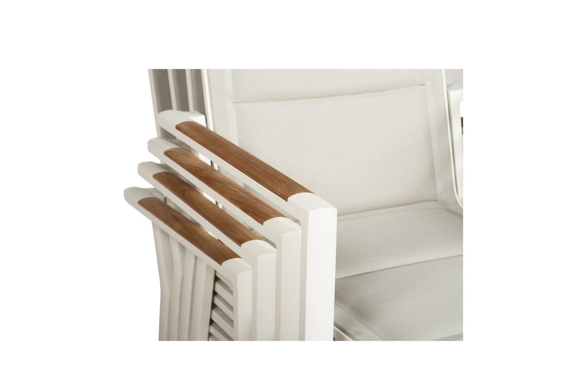 Magnolia Outdoor Dining Chair White - Set of 4