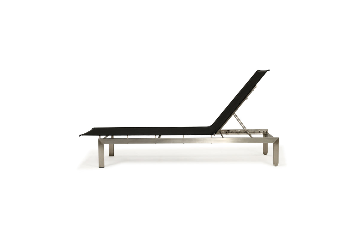 Iris Steel Outdoor Sunlounger