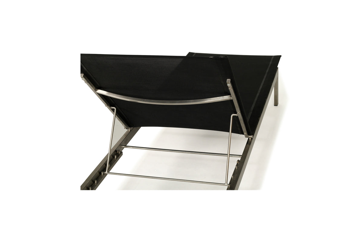 Iris Steel Outdoor Sunlounger