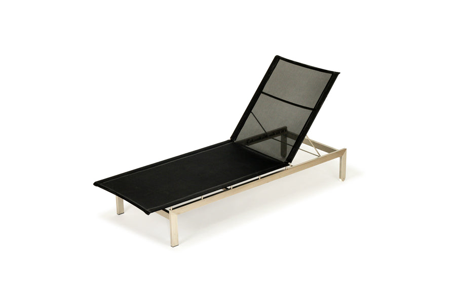 Iris Steel Outdoor Sunlounger