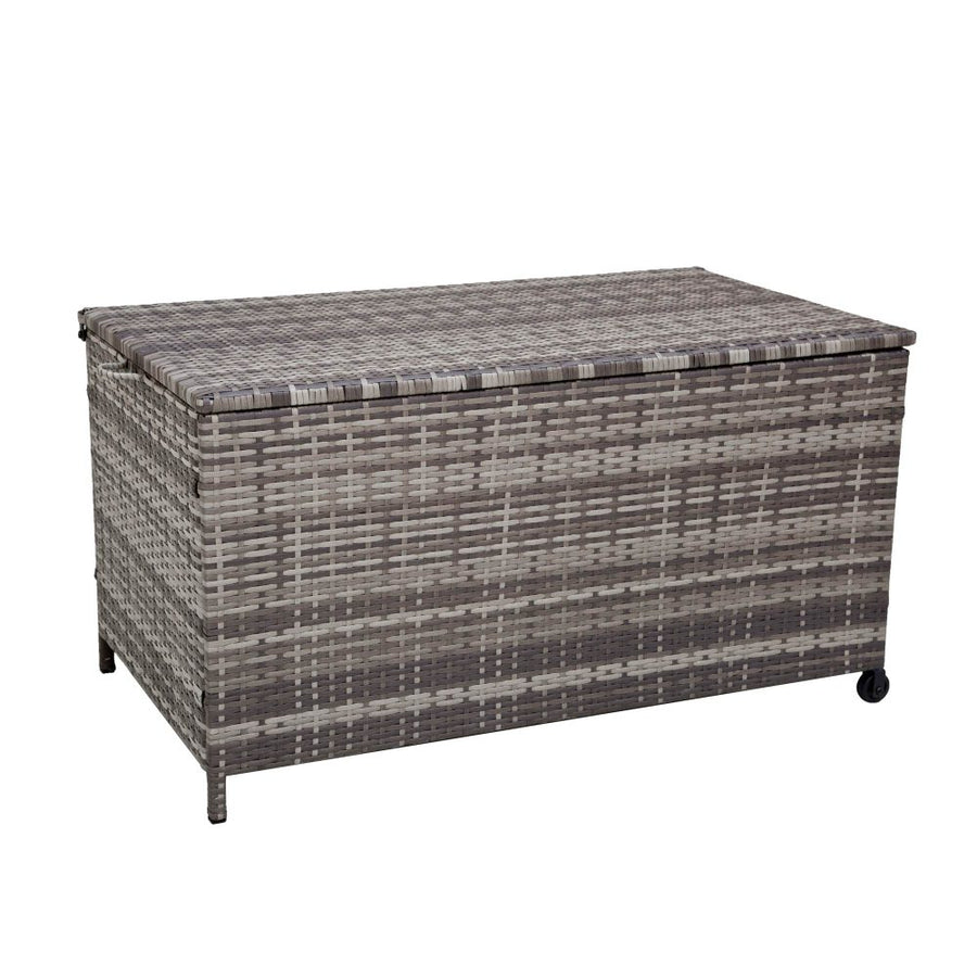 Outdoor PE Wicker Storage Box Garden 320L-Grey