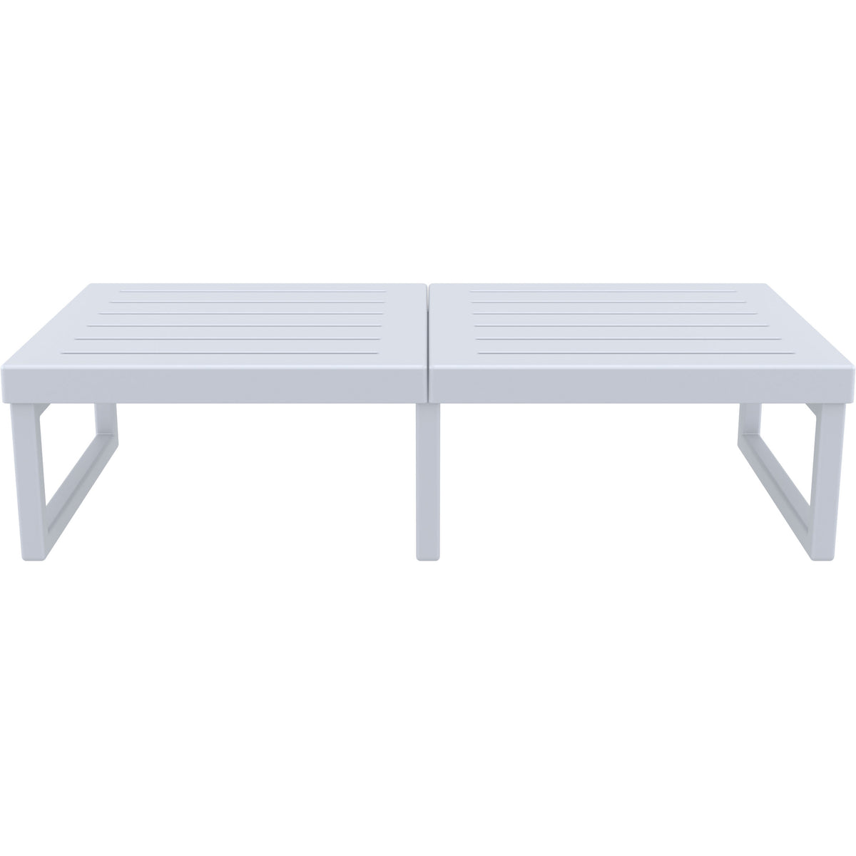 Mykonos Lounge Table XL - Silver Grey