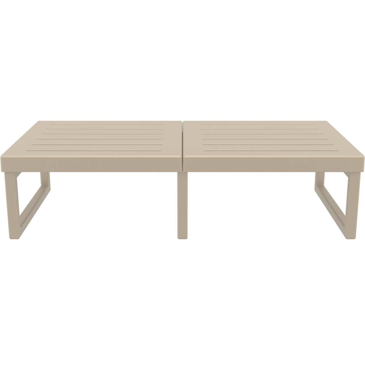 Mykonos Lounge Table XL - Silver Grey