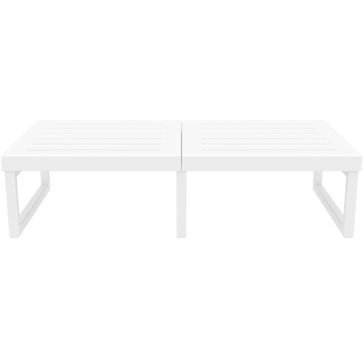 Mykonos Lounge Table XL - Silver Grey