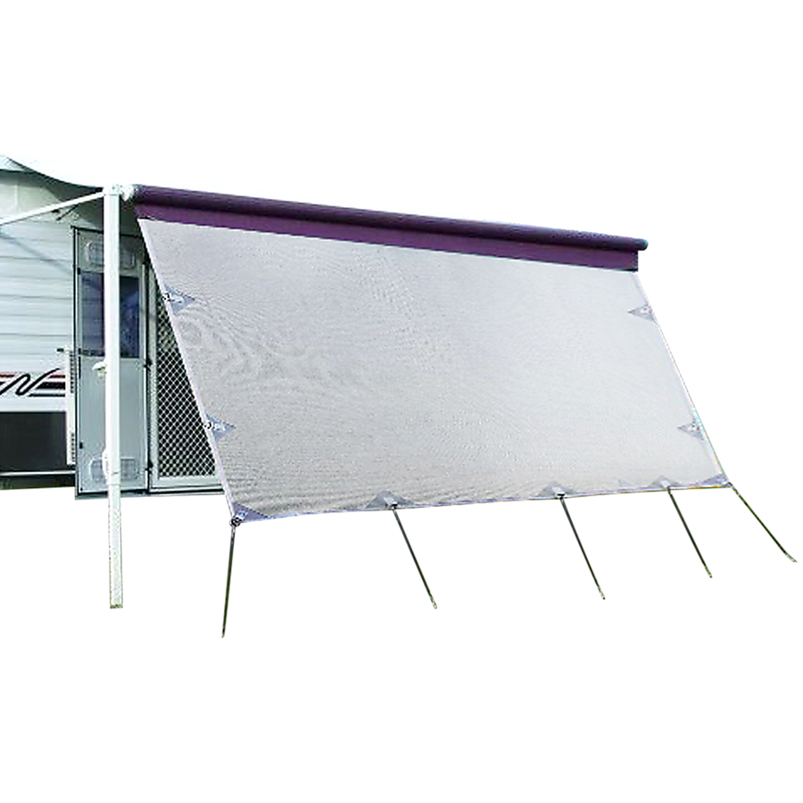 4.3m Caravan Privacy Screen Side Sunscreen Sun Shade for 15' Roll Out Awning