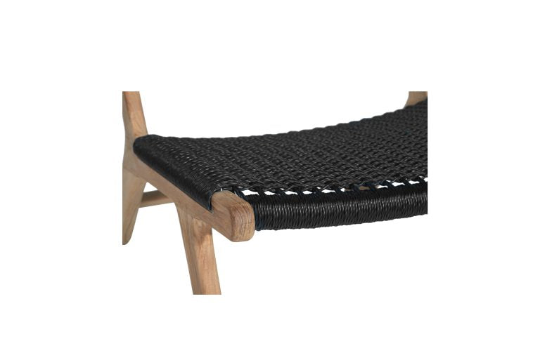 Azalea Armchair Black – Close Weave