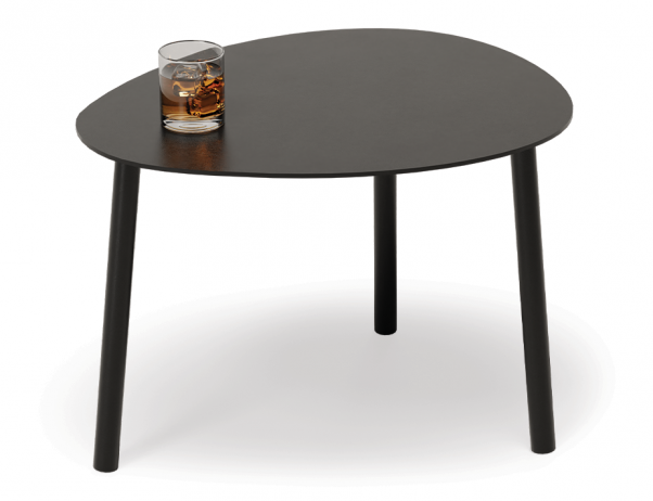 Lavender Outdoor Side Table Black