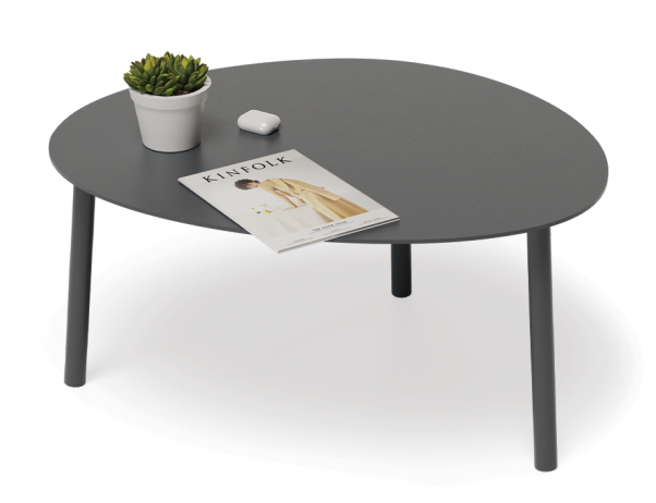 Lavender Medium Outdoor Coffee Table Charcoal