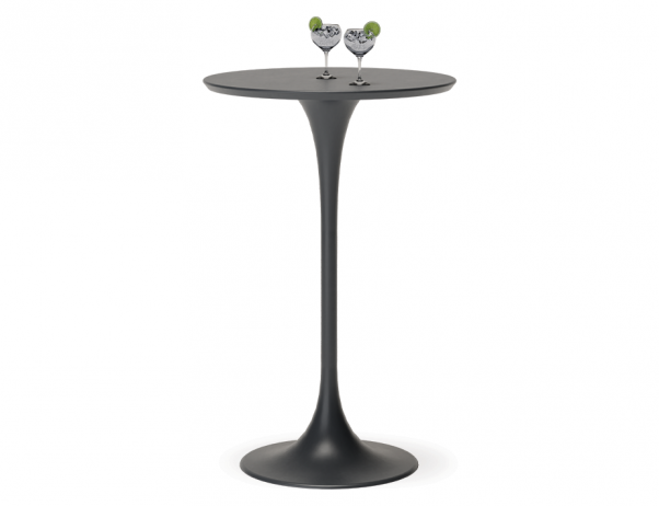 Peony Outdoor High Bar Table Charcoal