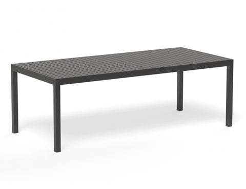 Tulip Outdoor Table Charcoal 220 x 100cm