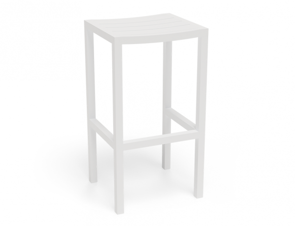 Tulip Outdoor Stool White